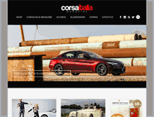 Tablet Screenshot of corsaitalia.com